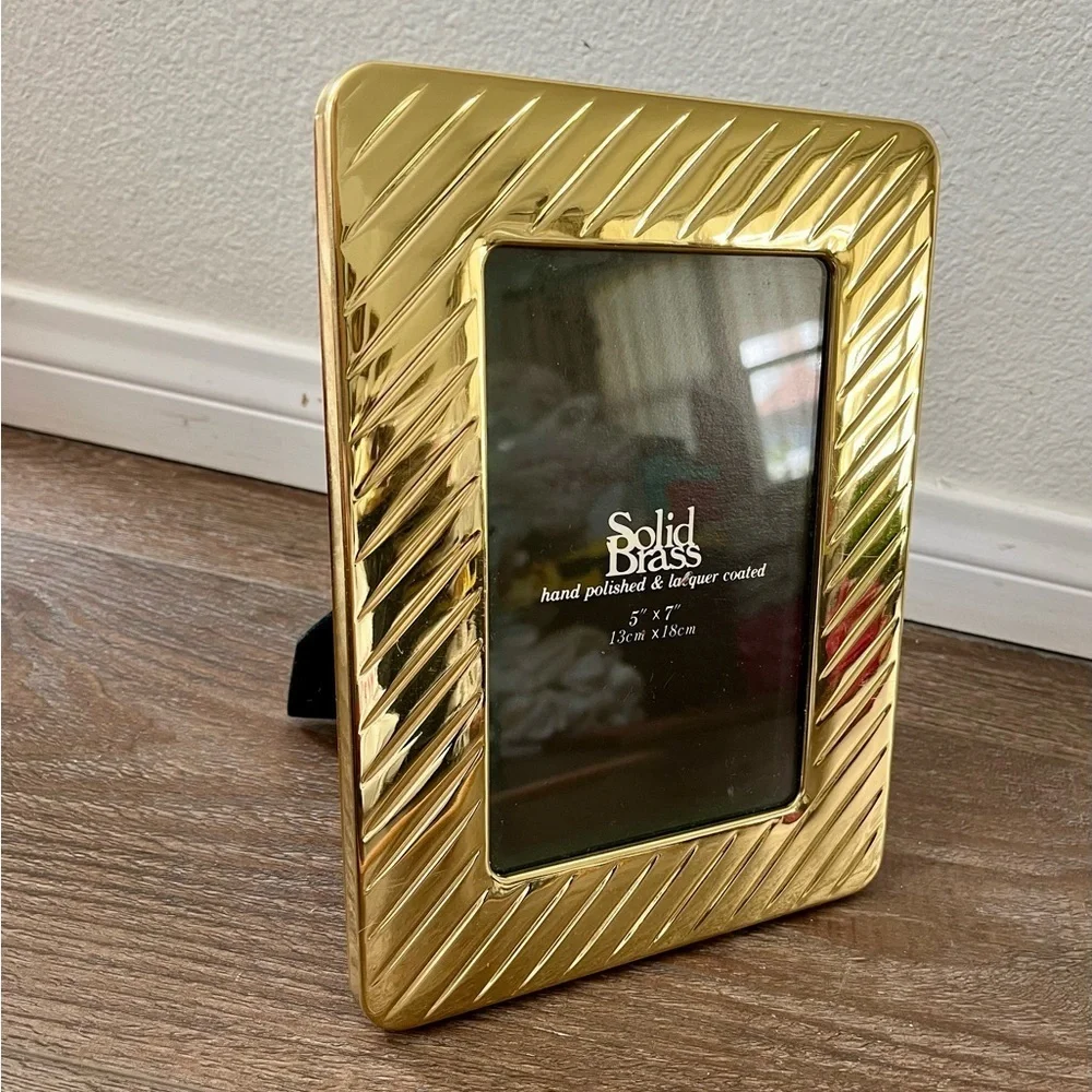Solid Brass Picture Frame